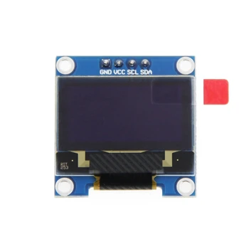 0.96 Colių IIC I2C Serijos GND 128X64 OLED LCD LED Ekrano Modulis SSD1306 už Arduino Rinkinys, Mėlynas Ekranas