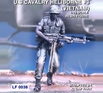 1/35 Dervos Pav Modelis Rinkiniai JAV Kavalerijos Heliborne #3 Nesurinkti unpainted