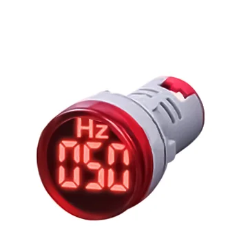 10VNT/Daug 22mm LED Skaitmeninis Ekranas, Elektros energijos Hz Dažnio Matuoklis Indikatorius Signalo Žibintai Matavimo Paskambino AC 0-99Hz