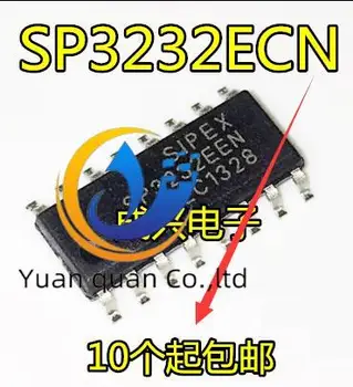 30pcs originalus naujas SP3232 SP3232ECN SP3232EEN transiveris RS232 3.3 V-5V SOP-16