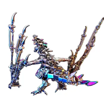 3D Mechaninė Dragon Modelis Metalo Įspūdį Rinkiniai Vakarų Wyvern Dvasia Dragon 