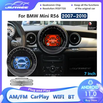 Android 11 Automobilių Radijo BMW MINI COOPER R56 2007 - 2010 Multimedia Vaizdo Grotuvas, Navigacija, GPS Auto Carplay 2Din