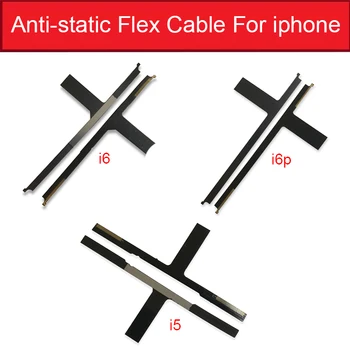 Anti-static Flex Kabelis Touch Valdybos iPhone 5 6 6Plus Anti-Statinis Elektros krūvis Flex juostos Jutiklinis Valdybos atsarginės Dalys