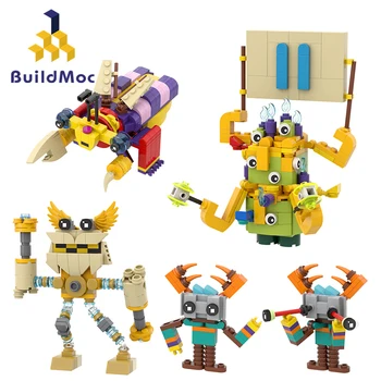 BuildMoc Mano Dainavimas Monstrai Aukso Epas Wubbox Knurv Blokai Nustatyti Mielas Daina Duomenys Žaislas Vaikams, Gimtadienio, Kalėdų Dovanos
