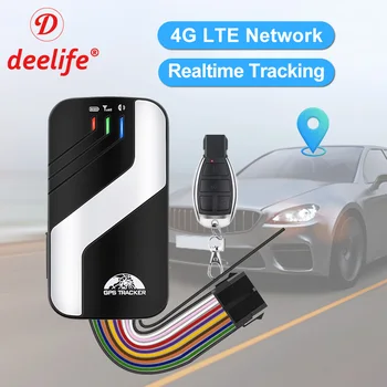 Deelife 4G GPS Tracker Automobilių Transporto Auto Sekimo Prietaisas, Motociklas, Motociklų Realiu Laiku Aptikimo Sekimo Prietaisai