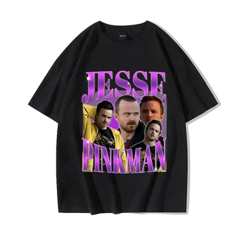 Jesse Pinkman Hip-Hop Negabaritinių Marškinėliai Harajuku Mens Vasaros Marškinėliai Mados Trumpas Rankovės Drabužiai, Marškinėliai Jesse Estetinės Marškinėliai