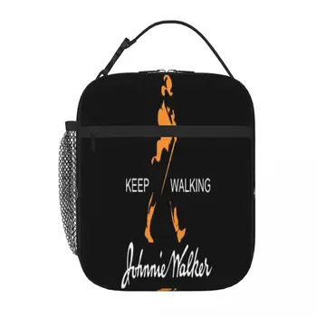 Keep Walking Johnnie Walker 2 Pietūs Nešti Iškylą Šilumos Lunchbox Terminis Krepšys Moteriška