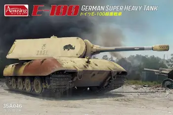 Linksma Hobis 35A046 1/35 Mastelis antrojo pasaulinio KARO vokiečių E100 Super Sunkusis Tankas Modelio Rinkinys