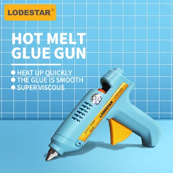 LODESTAR Hot Melt Glue Gun 10 mm Klijų Lazdelės Mini Pramonės Ginklai Šilumos Temperatūra Šilumos ir Elektros Remonto Įrankis
