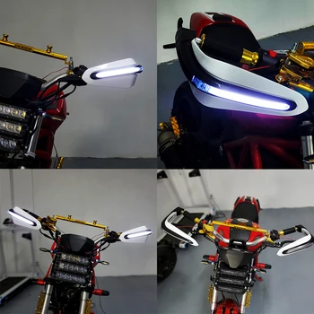 Motociklo LED Katastrofos Apsaugos Vėjo Anti-Rudenį Automobilių susidūrimų vengimo Rankenos už ktm 390 duke yamaha paspaudę 660 Aprilia
