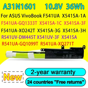 Naujas A31N1601 0B110-00440000 Nešiojamas Baterija ASUS F541UA R541UA R541UJ R541UV X541SA X541SC X541U X541UA Serijos 10.8 V 36Wh