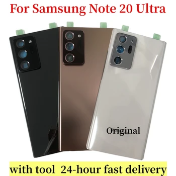 Originalus Stiklas, Naujas galinis Dangtelis Skirtas Samsung Galaxy Note, 20 Ultra Galinio Dangtelio Galinio Galinio Stiklo Baterijos Korpuse 