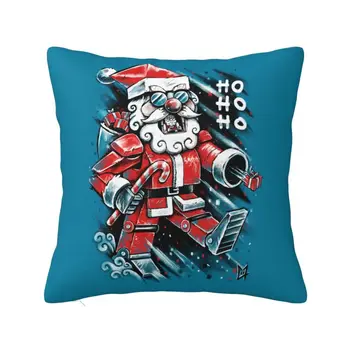 Prabanga Robotas Santa Claus Pagalvėlė Padengti Minkšta Linksmų Kalėdų Dovana Kalėdų Mesti Pagalvės Užvalkalą