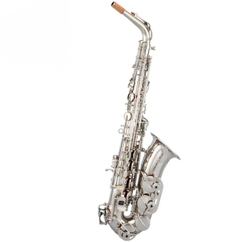 Sax Alto Saksofonas Nikeliuotas Su Nuostabiai Graviravimas Individualų Alto Saksofonas