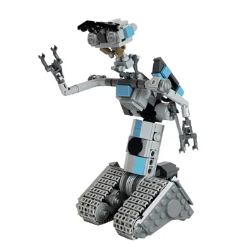 SS Filmą Astroed Robotai Johnnyed 5 Trumpuoju Jungimų Karinės Emocinis Roboto Kūrimo Bloką Nustatyti Modelis Plytų Žaislas Vaikams Dovanų