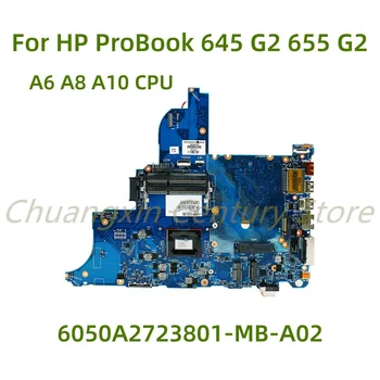 Tinka HP ProBook 645 G2 655 G2 nešiojamas plokštė 6050A2723801-MB-A02 su A6 A8 A10 CPU 100% Testuotas, Pilnai Darbo
