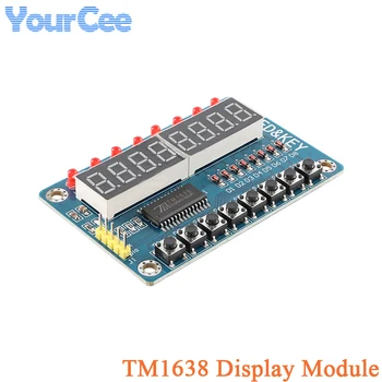TM1638 Mygtuką Klavišą Ekrano Modulis Arduino 0.36 colių 8 Bitų Bendro Katodo Skaitmeninis LED lempa