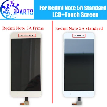 Už Xiaomi Redmi Pastaba 5A standarto LCD Ekranas + Touch Ekranas skaitmeninis keitiklis 100% Patikrintas LCD+Touch Redmi Pastaba 5A standartas